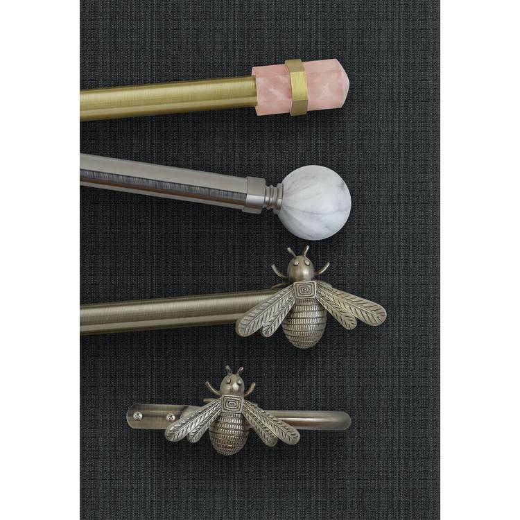 Argos Home rose extendable curtain pole 110-300cm (British brand)