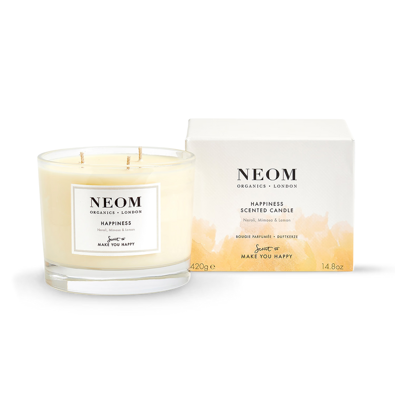 NEOM Happiness scented candle 3 wick 420g - British product
