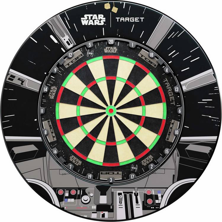 Star Wars Millennium Falcon dartboard surround set (British brand)