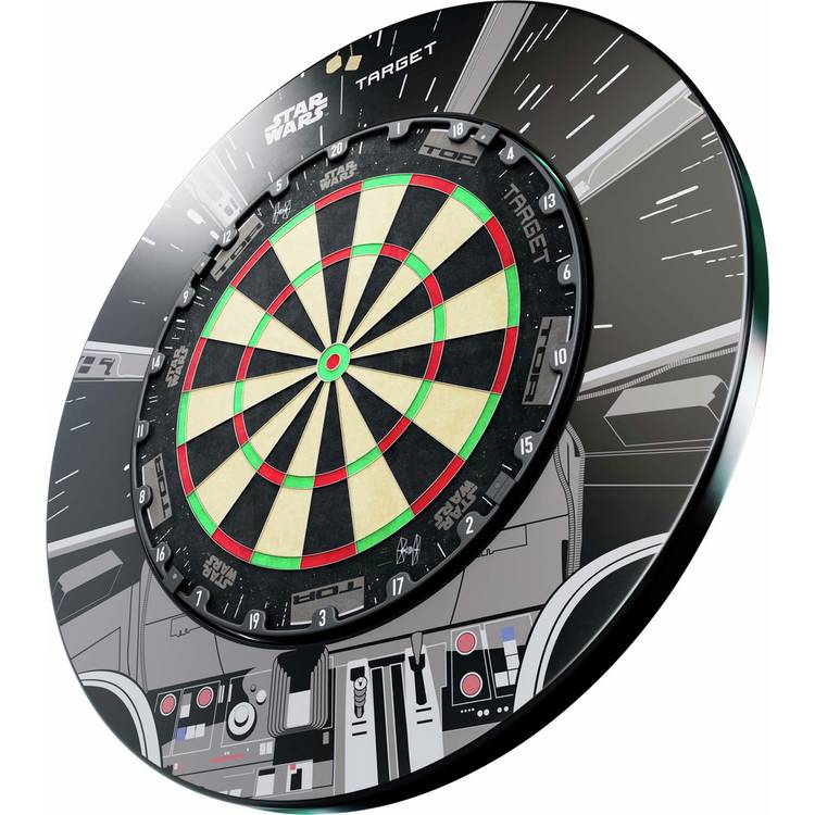 Star Wars Millennium Falcon dartboard surround set (British brand)