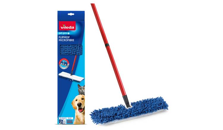 Vileda Pet Pro Flipmop Microfibre Flat Mop