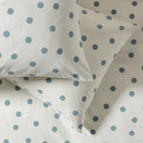Argos Home blue spot bedding set single (British brand)