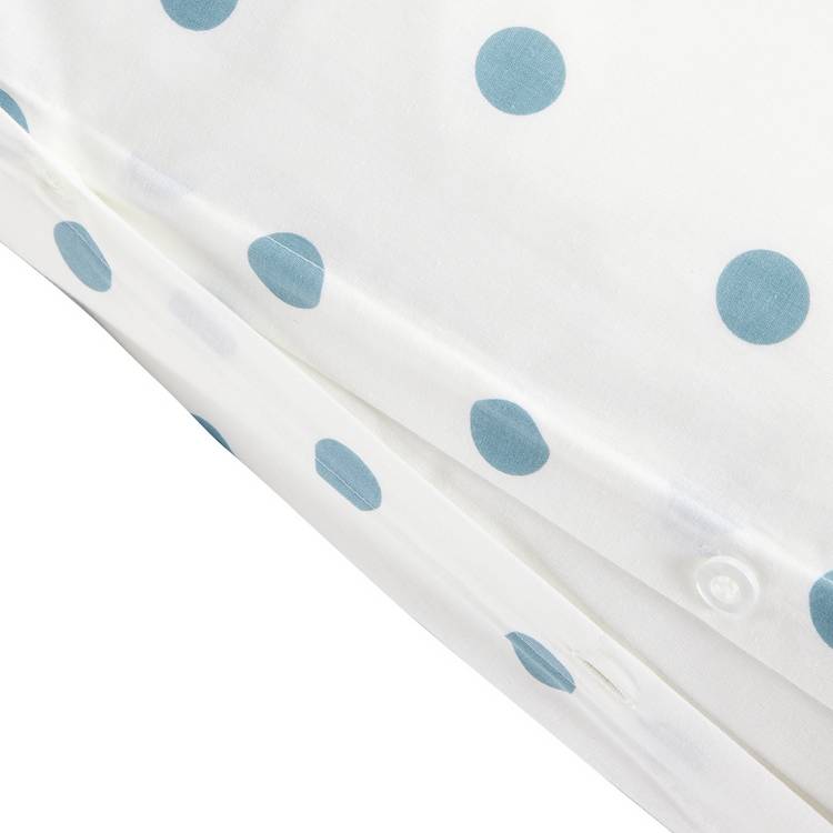 Argos Home blue spot bedding set single (British brand)