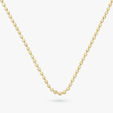 Revere necklace diamond cut beaded 46cm, UK version