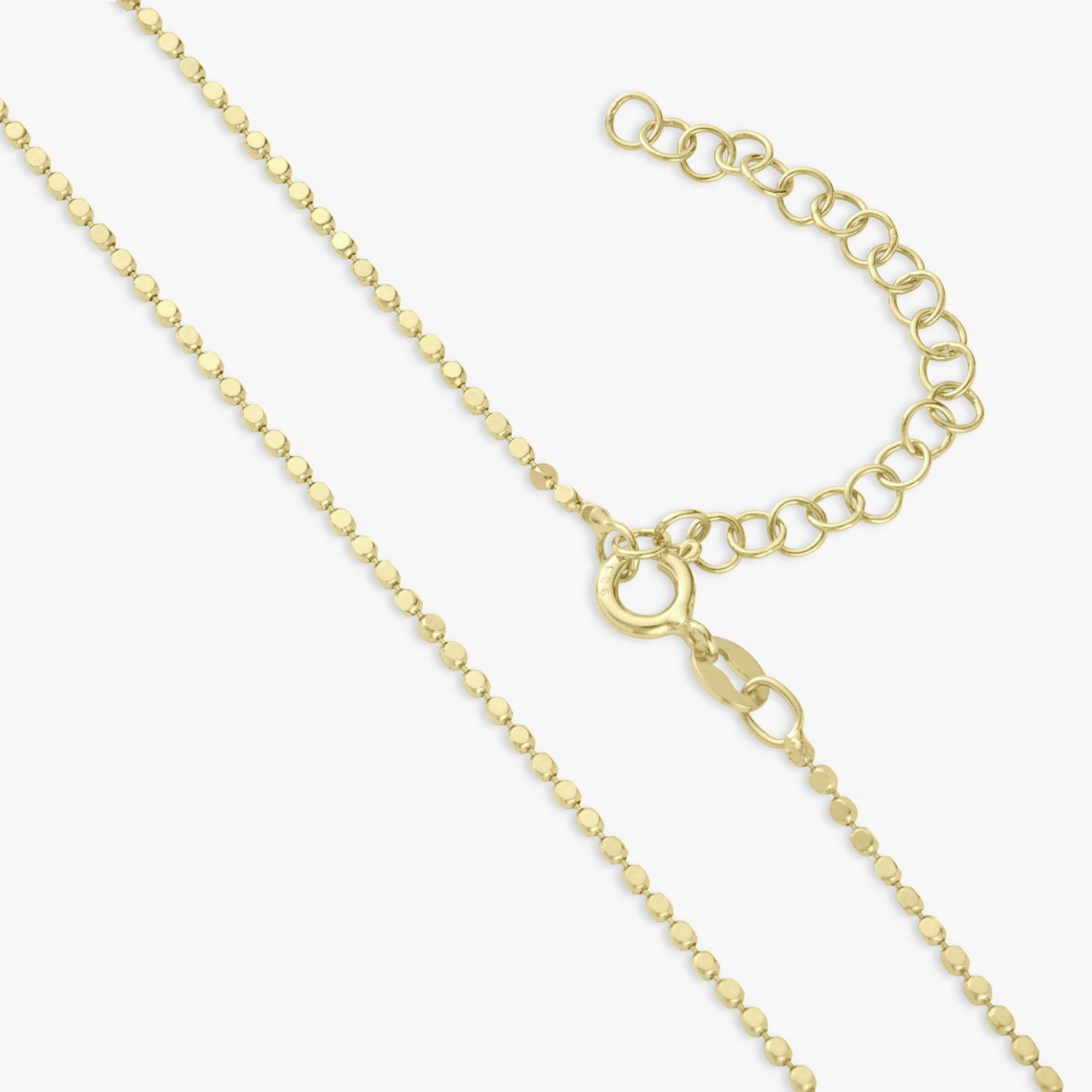 Revere necklace diamond cut beaded 46cm, UK version