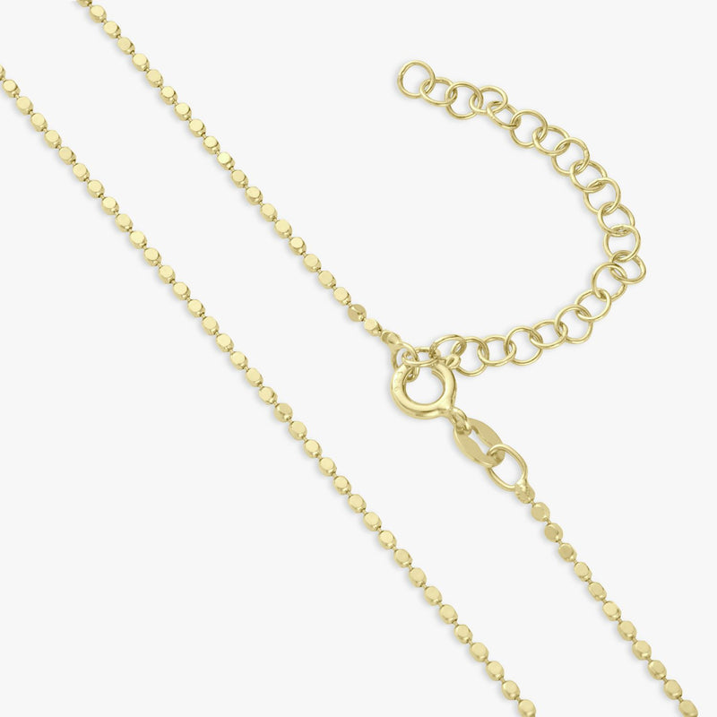 Revere necklace diamond cut beaded 46cm, UK version