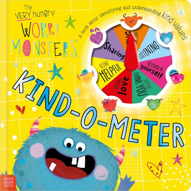 Make Believe Ideas Worry Monster Kind-O-Meter Story Book (British brand)
