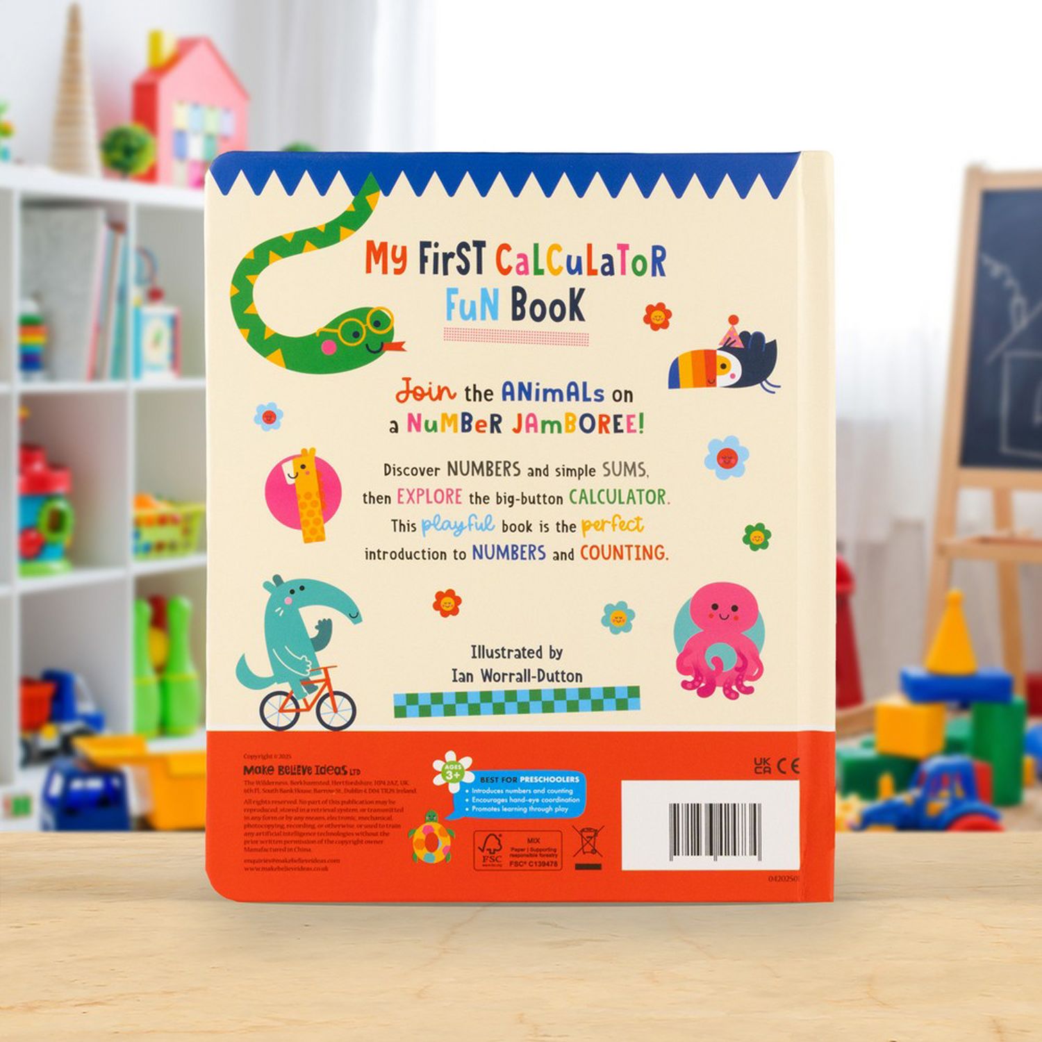 Make Believe Ideas My First Calculator activity book - British product