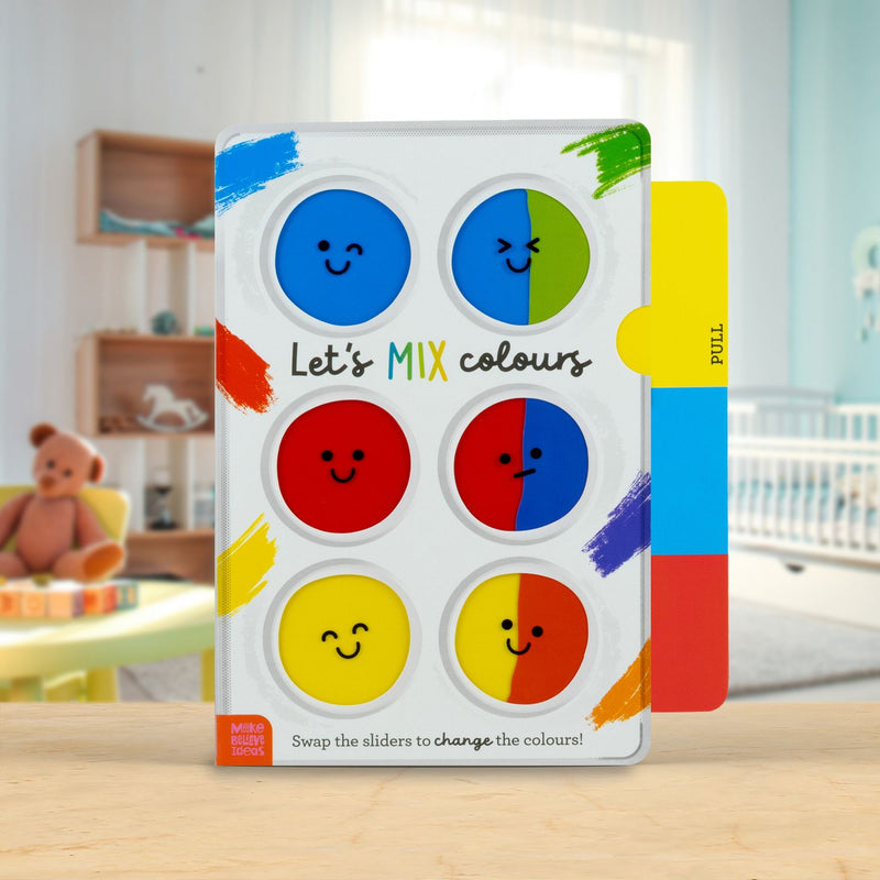 Make Believe Ideas colour mixing book for kids, UK version