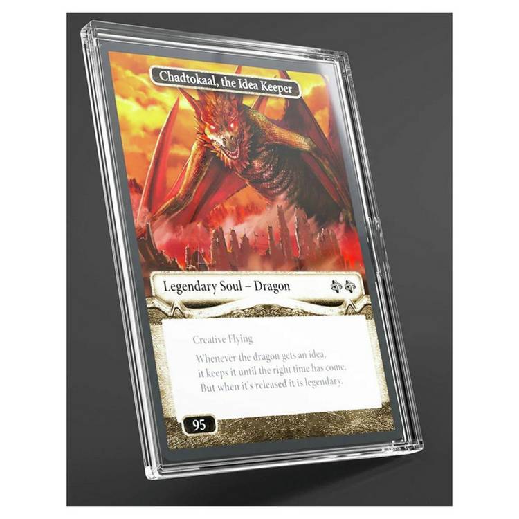 Gamegenic slide card case for trading cards, imported from the UK