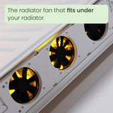SpeedComfort Radiator Fan Extension Set White, imported from the UK