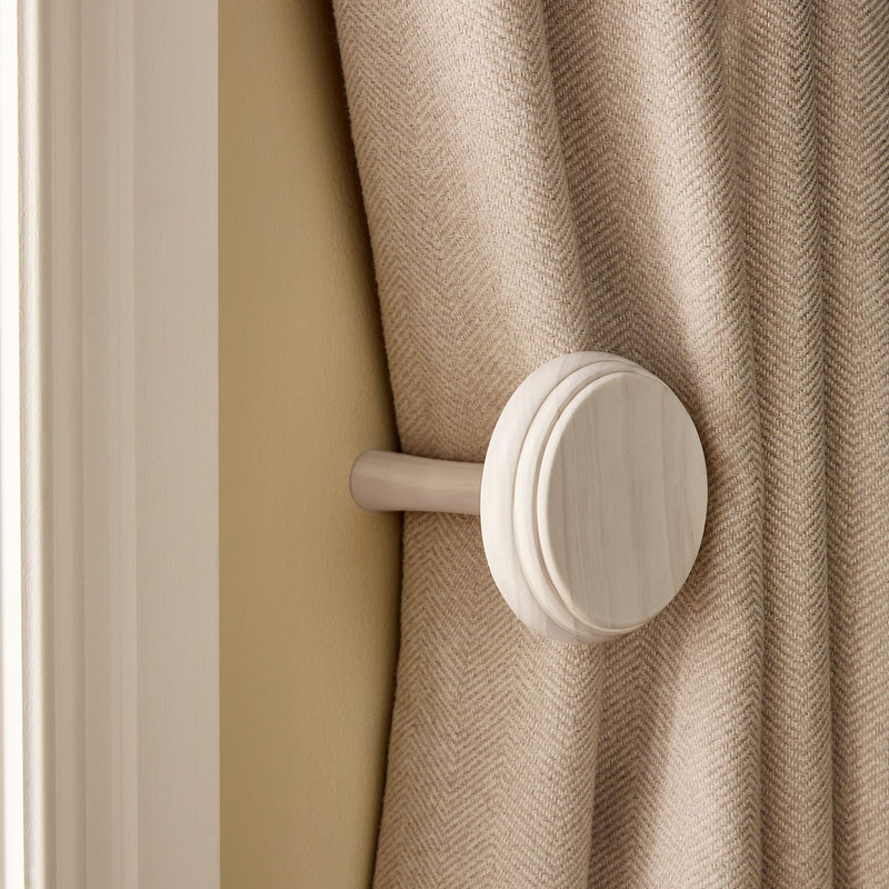 Argos Home curtain holdback 2 pack washed white - British product