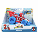 Jazwares Spidey Webbed Wheelies pull-back car, UK version