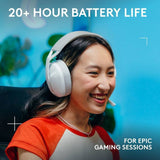 Logitech G321 LIGHTSPEED white wireless gaming headset, imported from the UK