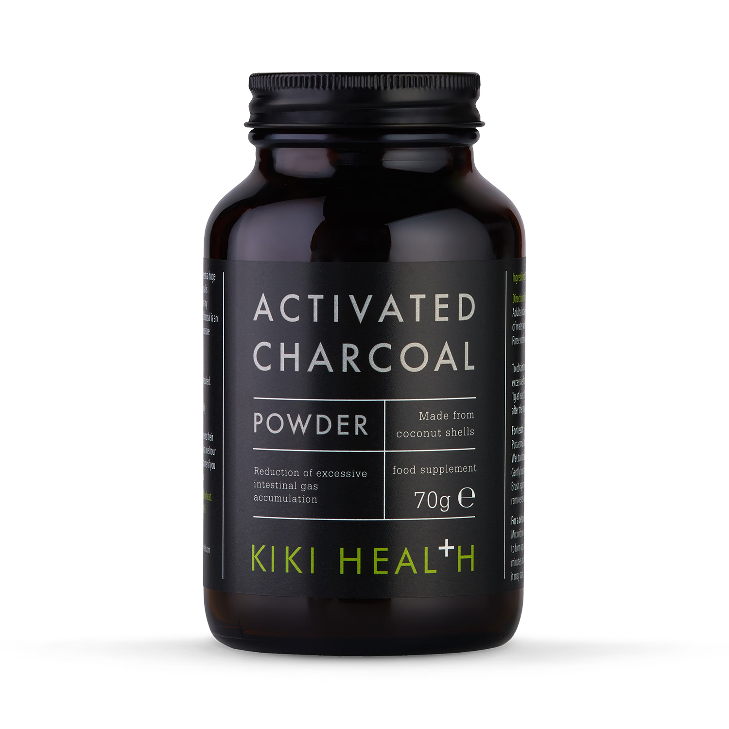 Activated charcoal powder 70g food grade, imported from the UK