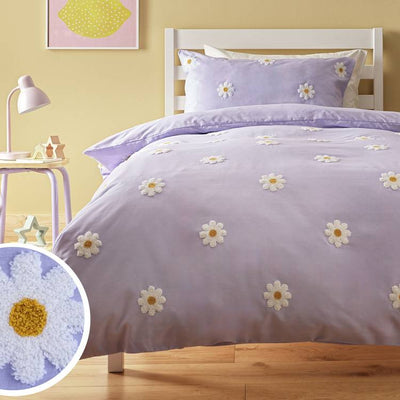 Argos Argos Home Kids Tufted Daisy Bedding Set - Toddler- Buy online at McGrocer