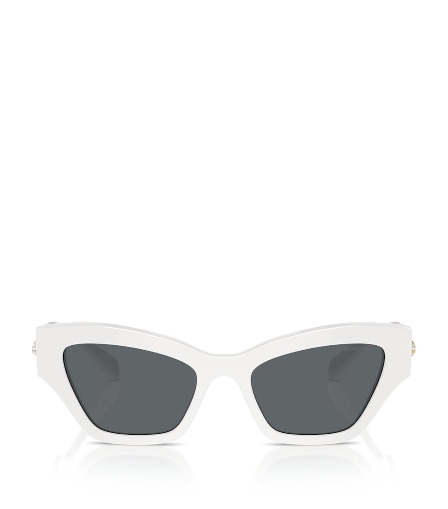 Swarovski metal SK6021 sunglasses with UV protection tinted lenses (British brand)