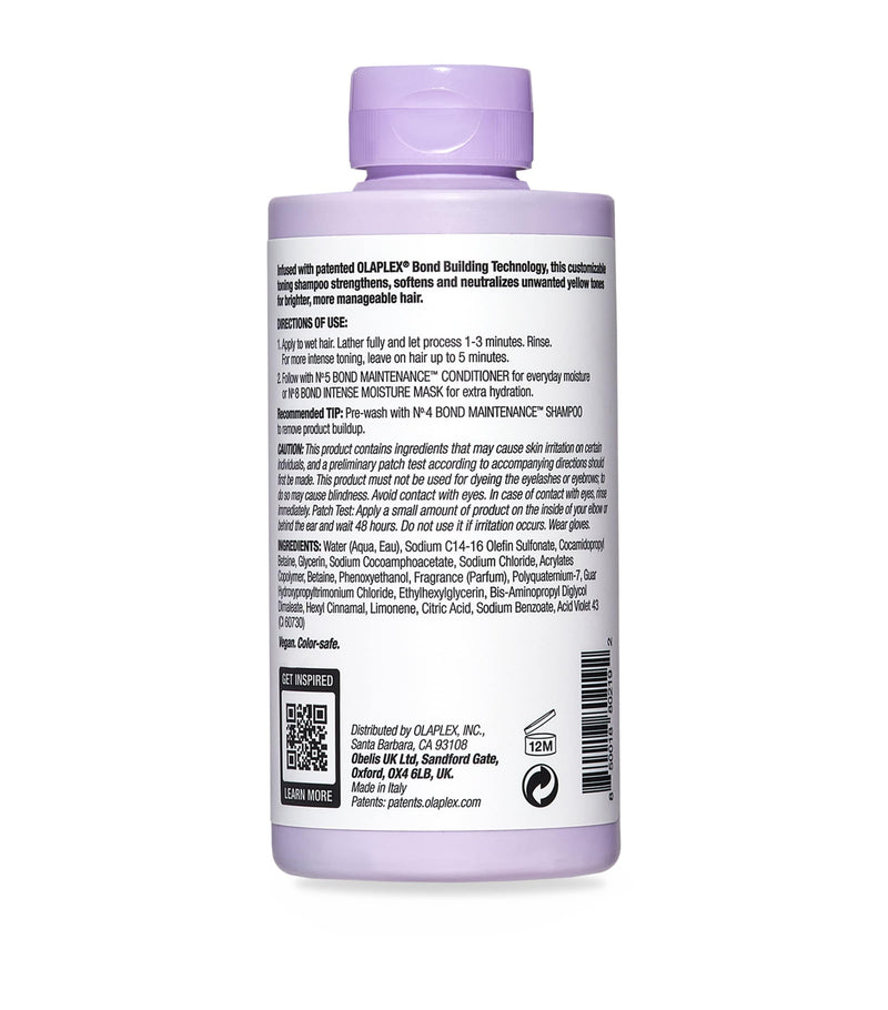 Olaplex Blonde Enhancer Toning Shampoo 250ml, imported from the UK