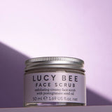 Lucy Bee organic face scrub 50ml, imported from the UK