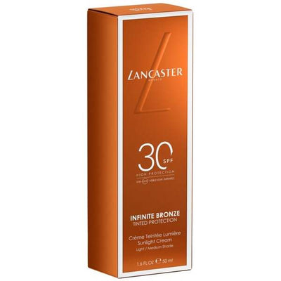 Superdrug Lancaster Infinite Bronze Sunlight Cream SPF30 Light/Medium Tinted Sunscreen 50ml- Buy online at McGrocer