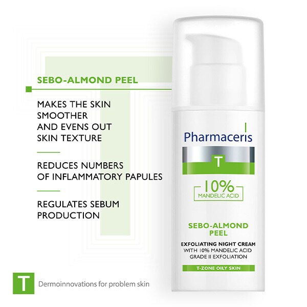 Pharmaceris T Sebo Almond Peel 10% Night Cream GOODS Superdrug   