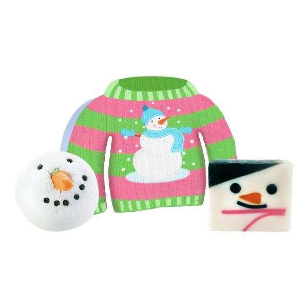 Bomb Cosmetics Christmas bath gift set with soap and blaster - British product
