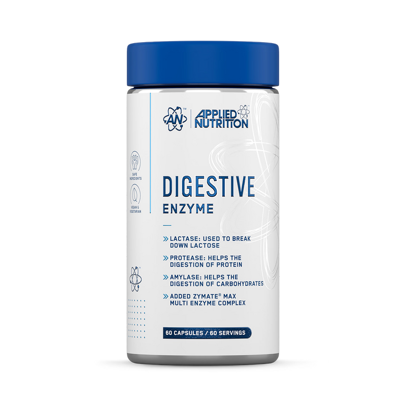 Applied Nutrition Digestive Enzyme 60 capsules, imported from the UK
