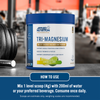 Applied Nutrition Tri-Magnesium Powder Lemon & Lime 200g, imported from the UK