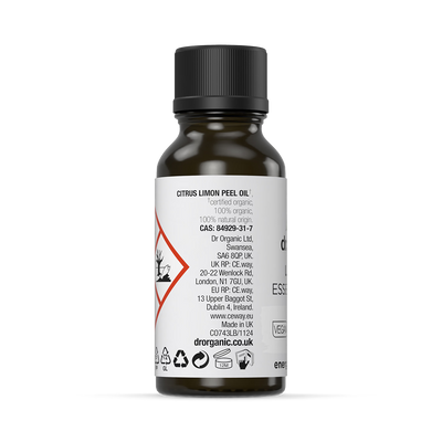 Dr Organic Huile essentielle pure de citron 10ml
