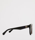 LOEWE Mini Anagram Butterfly sunglasses with gold tone temples, UK version