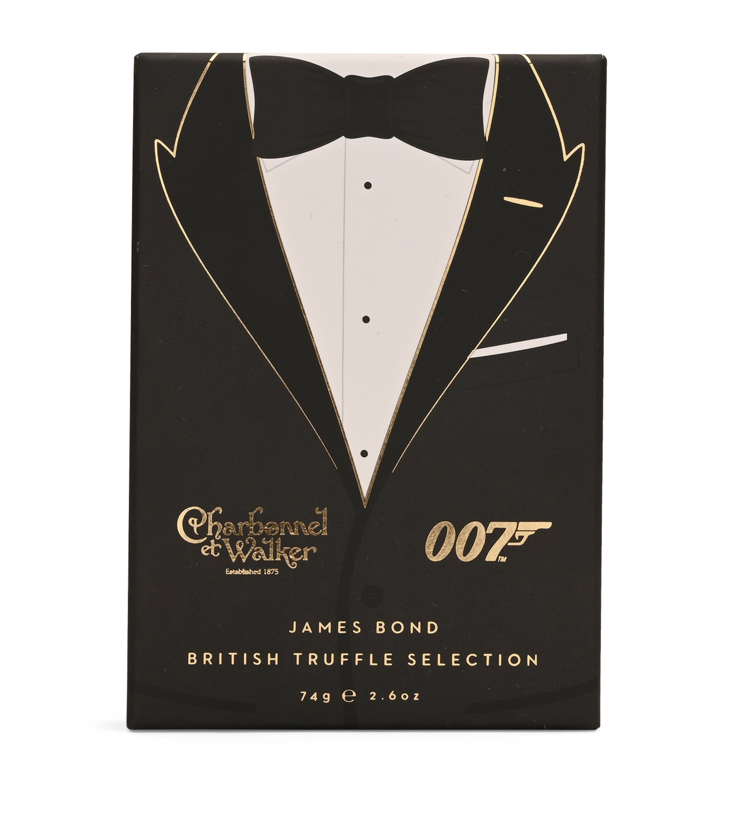 Charbonnel et Walker James Bond Tuxedo chocolate truffle selection 74g - British product