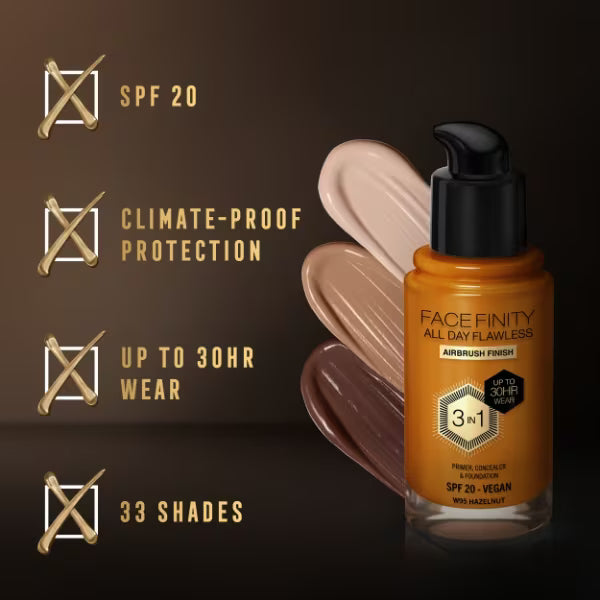 Max Factor Liquid Foundation Hazelnut, imported from the UK