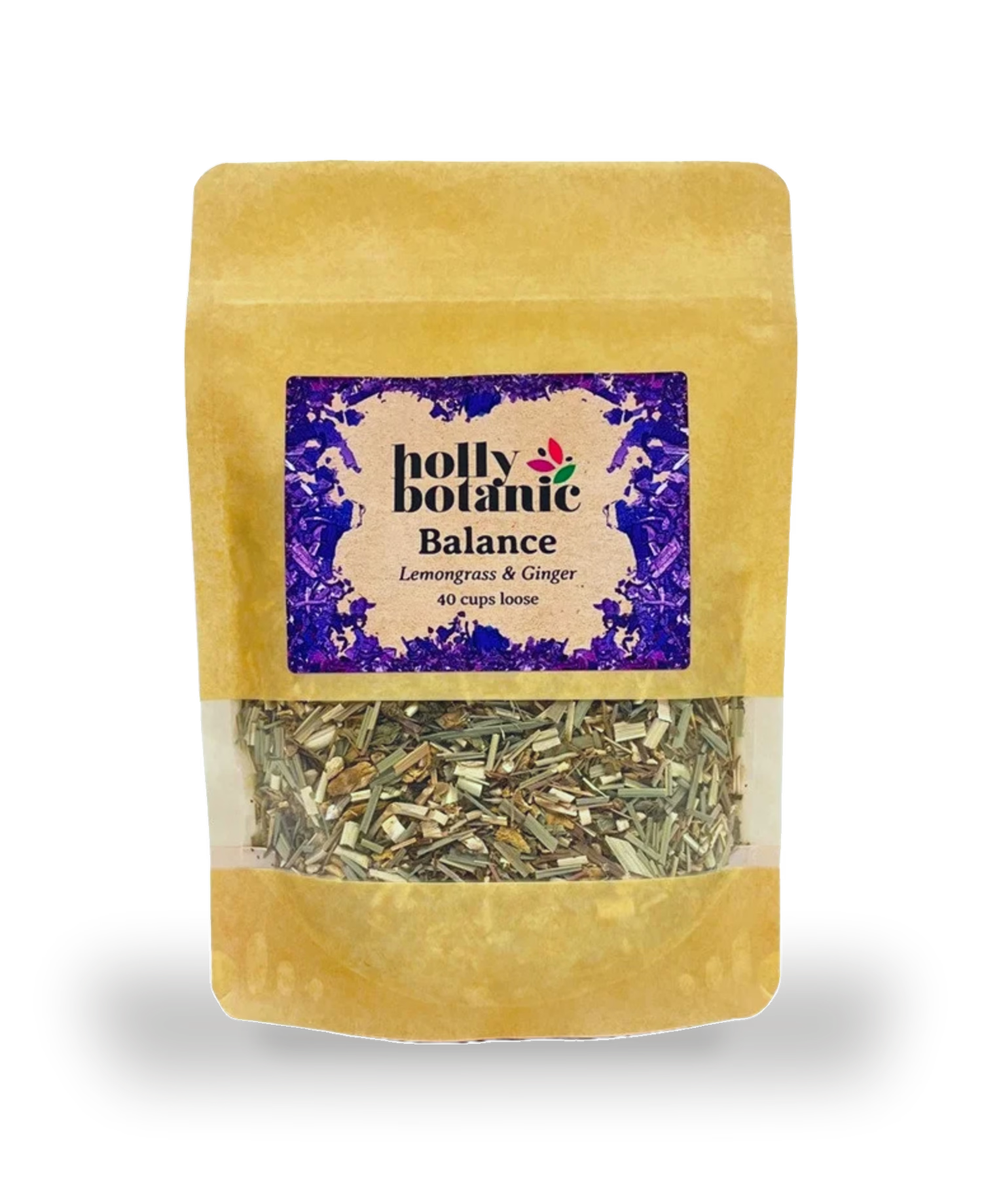 Holly Botanic Balance Tisane lemongrass ginger 40 cup loose tea, UK version