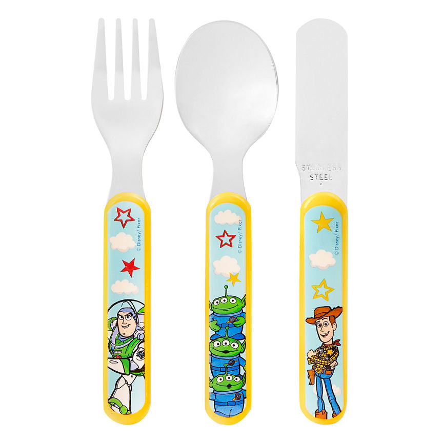 Toy Story 3 Piece Metal Cutlery Set