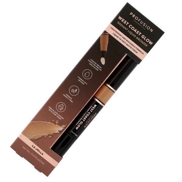 Profusion Cosmetics West Coast Glow Liquid Bronzer| La Jolla GOODS Superdrug   