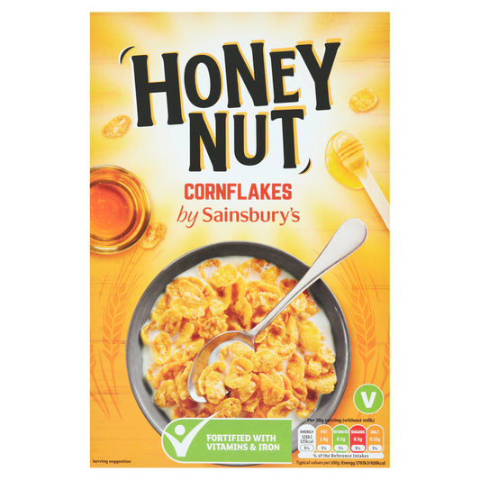 Sainsbury's Honey Nut Cornflakes 500g cereals Sainsburys   