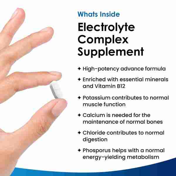 New Leaf Electrolytes Complex 120 Tablets + Vital Minerals GOODS Superdrug   