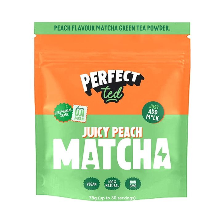 PerfectTed Creamy Chocolate Matcha Tea Powder 75g GOODS Holland&Barrett Juicy Peach