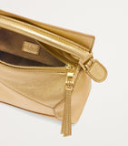 LOEWE mini metallic leather Puzzle top-handle bag, UK version