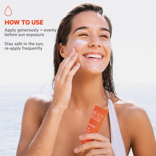 SVR SPF50+ hydrating face sunscreen fluid 50ml (British brand)