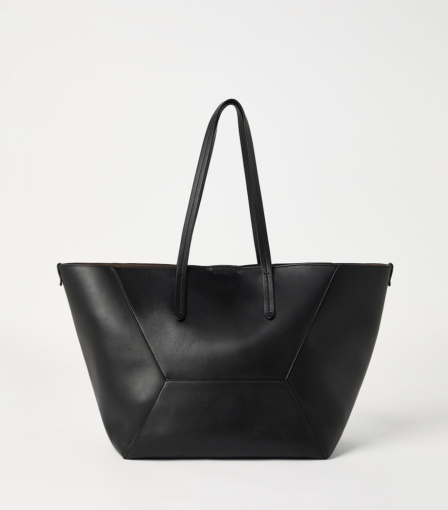 Brunello Cucinelli calfskin BC Duo tote bag, UK version