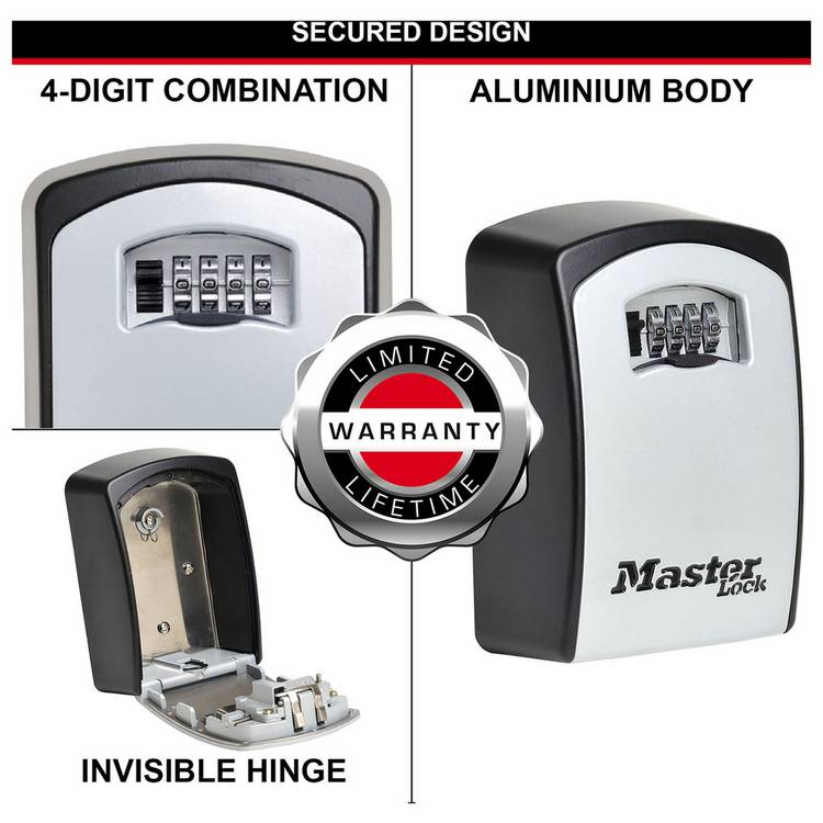 Master Lock extra large key safe, UK version