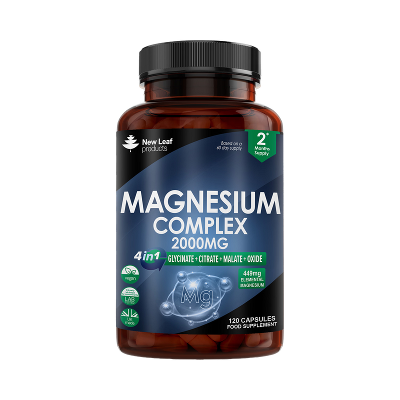New Leaf Products Magnesium Complex 4in1 120 capsules, UK version