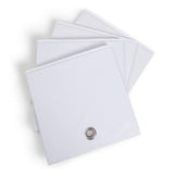 Argos Home off-white square storage boxes set of 4, UK version