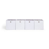 Argos Home off-white square storage boxes set of 4, UK version