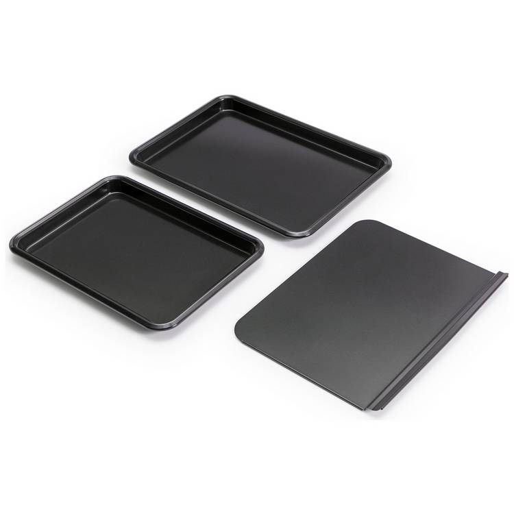Habitat 3 piece oven tray set carbon steel non-stick British product