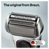 Braun Series 8 shaver head replacement silver, UK version