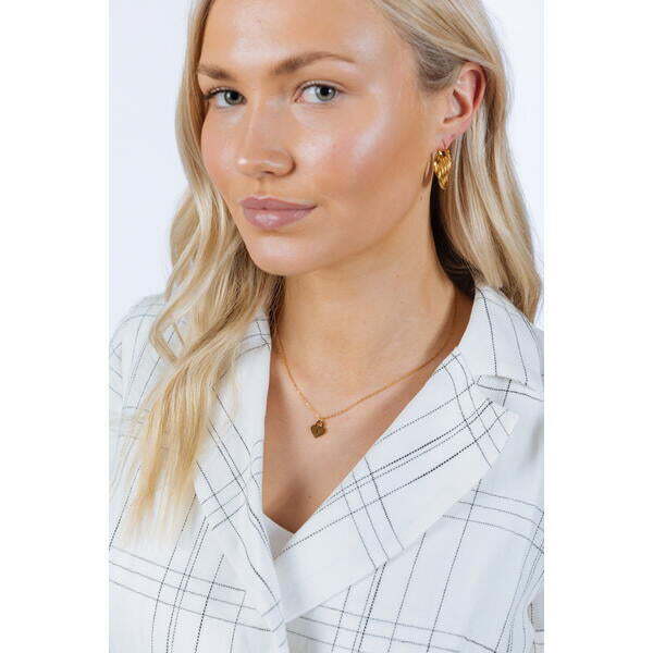 SVNX heart keyhole necklace gold, imported from the UK