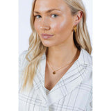 SVNX heart keyhole necklace gold, imported from the UK