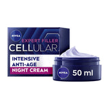 NIVEA Cellular Filler Hyaluronic Acid Anti-Age Night Face Cream 50ml GOODS Boots   